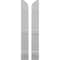Ekena Millwork Americraft 2-Board (3 Batten) Wood Joined Board-n-Batten Shutters w/ Arch Top, ARW401BQ207X77PRH ARW401BQ207X77PRH - alternate 1